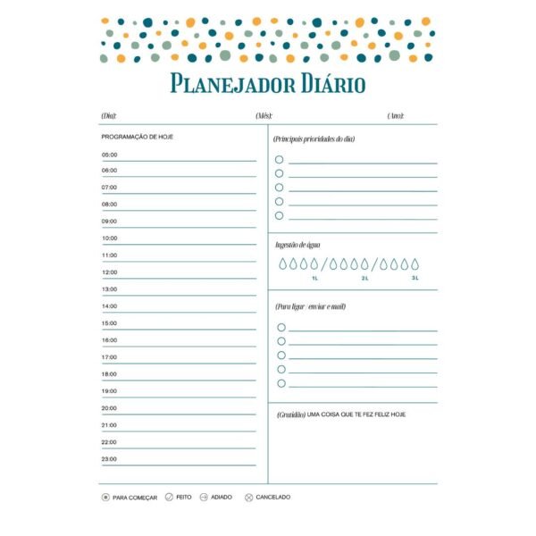 Planner de Estudo Diário (Arquivo Digital em PDF) - Image 3