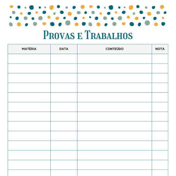 Planner de Estudo Diário (Arquivo Digital em PDF) - Image 5