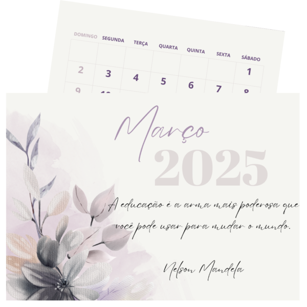 Calendário Motivacional 2025 (Arquivo Digital em PDF) - Image 2