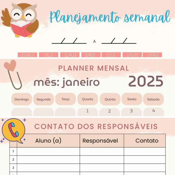 Planejamento Anual de Professores (Arquivo Digital em PDF) - Image 8
