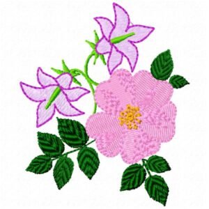 Matriz de Bordado Rosa